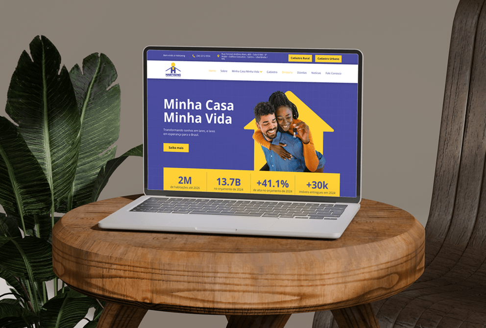 Mockup Site Institucional Habitaeng
